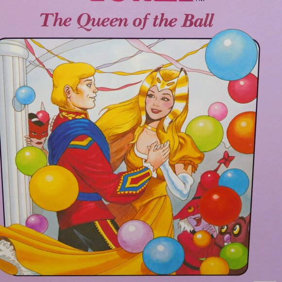 VTG 1985 Golden Book He-man Princess of Power She-Ra hard Cover book Queen Ball - Picture 2 of 5